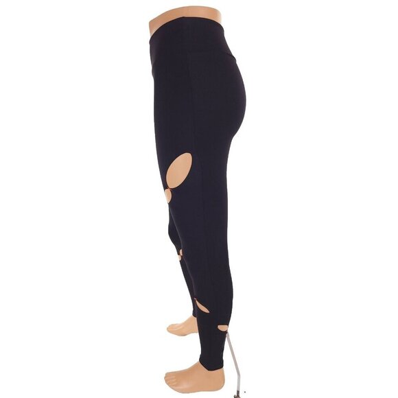 RUI Cut-Out Sport Leggings Size S Womens Black SSENSE Exclusive $365 - Picture 7 of 16